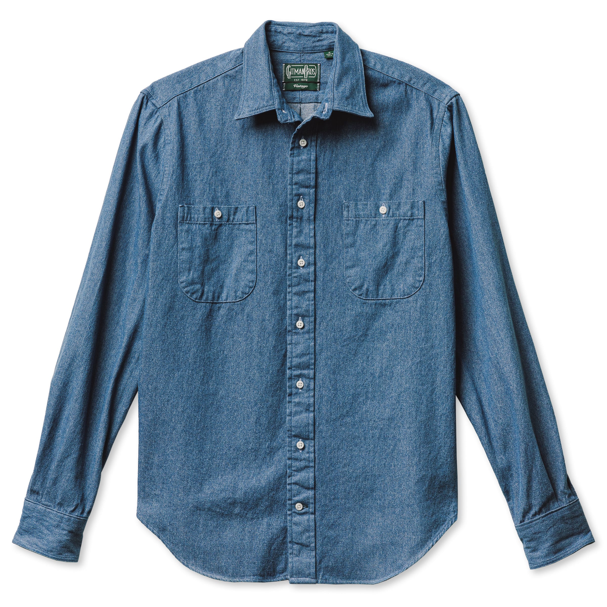 Gitman Vintage Light Denim Work Shirt – Newman's Menswear