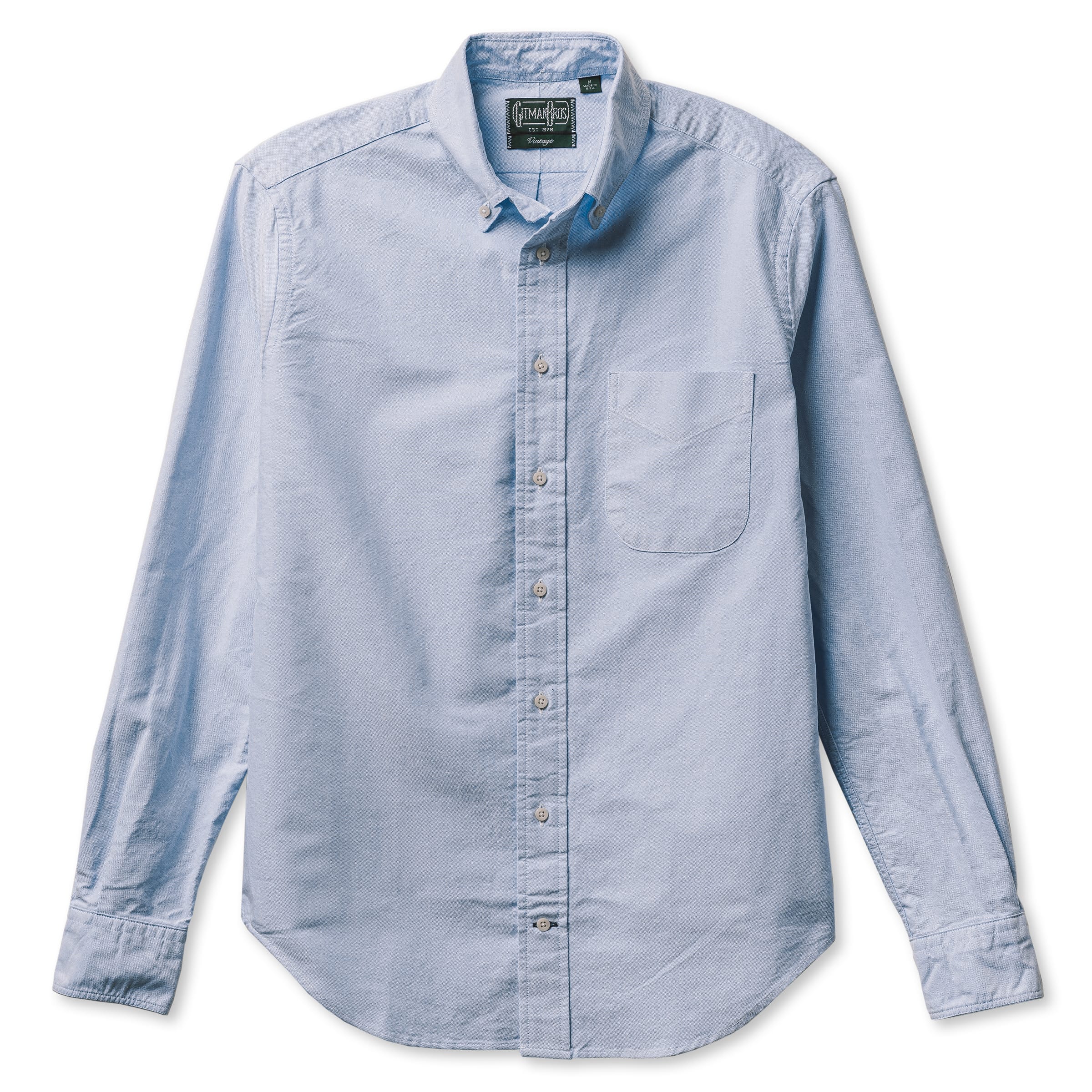 Gitman Vintage Blue Oxford Button Down Shirt – Newman's Menswear