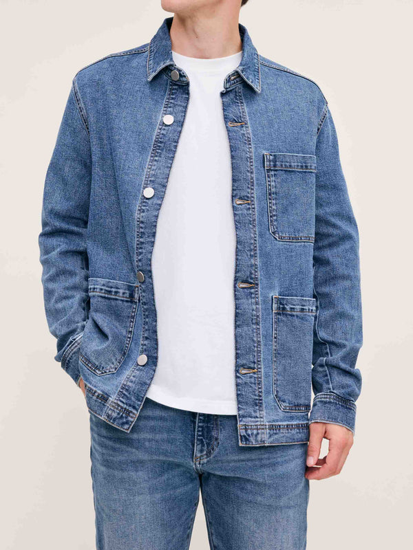 DL 1961 Sean Shirt Jacket Denim Lakewood