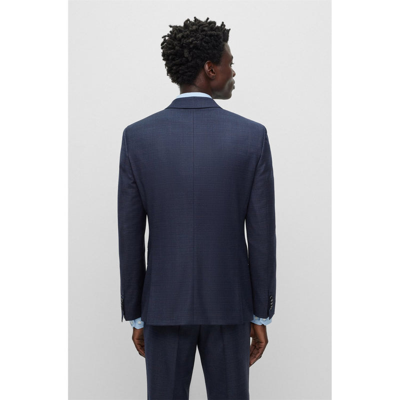Hugo Boss Huge Blue Thatch Pattern Suit