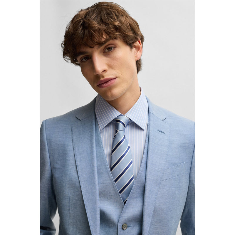 Hugo Boss Huge Light Steel 3 Piece Suit Newman s Menswear