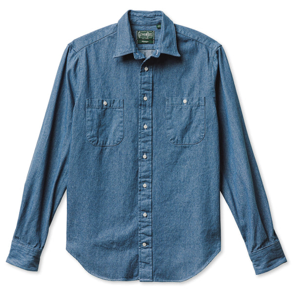 Gitman Vintage Light Denim Work Shirt