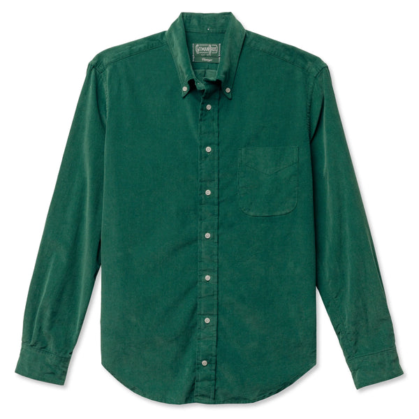 Gitman Vintage Emerald Corduroy Shirt