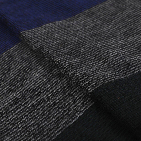 Corgi Marl Colour Block Wool Sock Navy/Grey