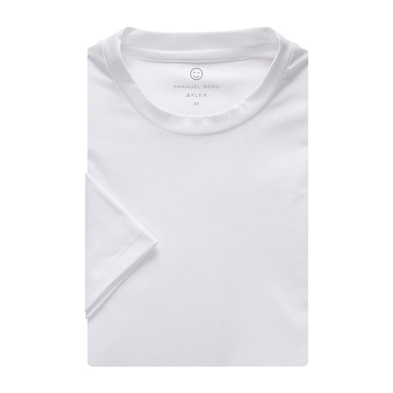 Emanuel Berg 4 Way Stretch White T-Shirt