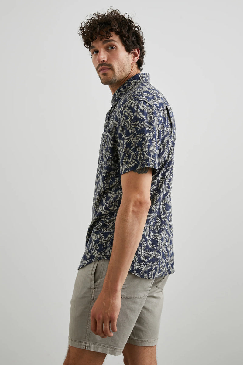 Rails Carson Palm Americano Navy Shirt