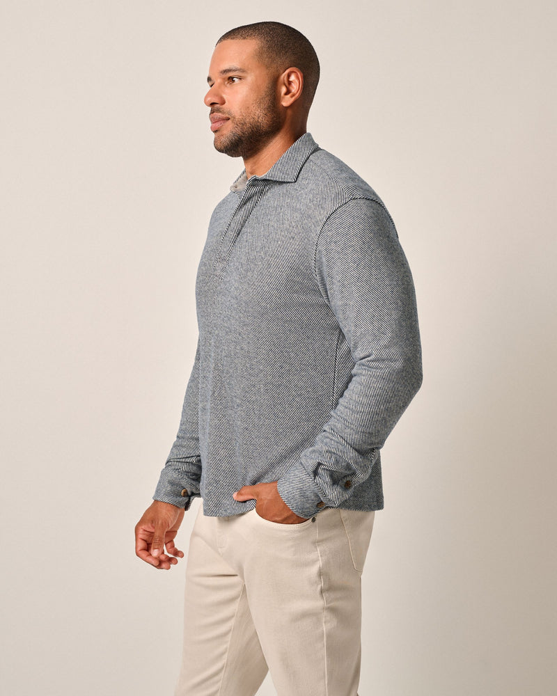 Johnnie O Middleton Cotton Stretch Flannel Pullover