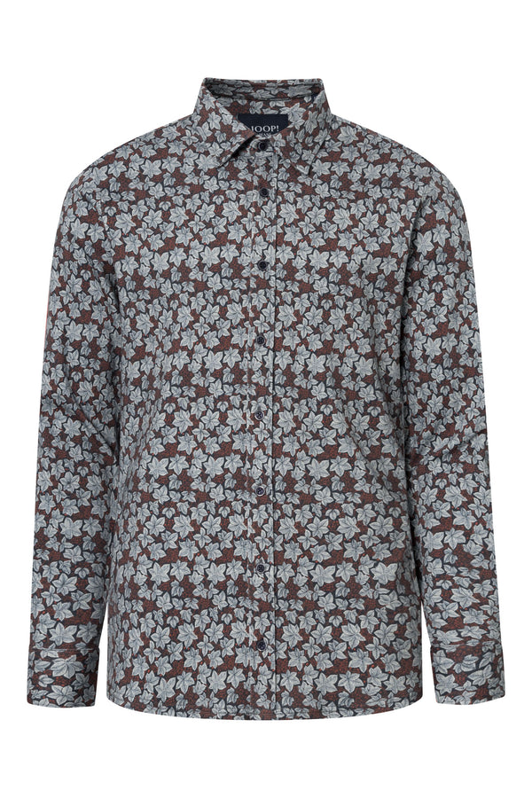 Joop Hanson Rust Floral Pattern Shirt