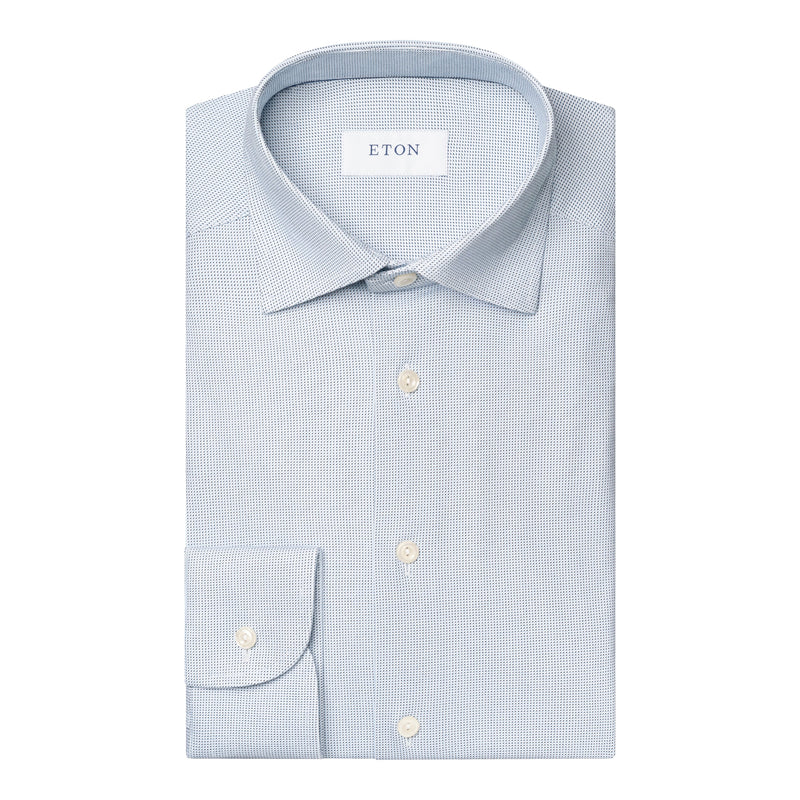 Eton Contemporary Fit 4-Flex Mini Geometric Shirt