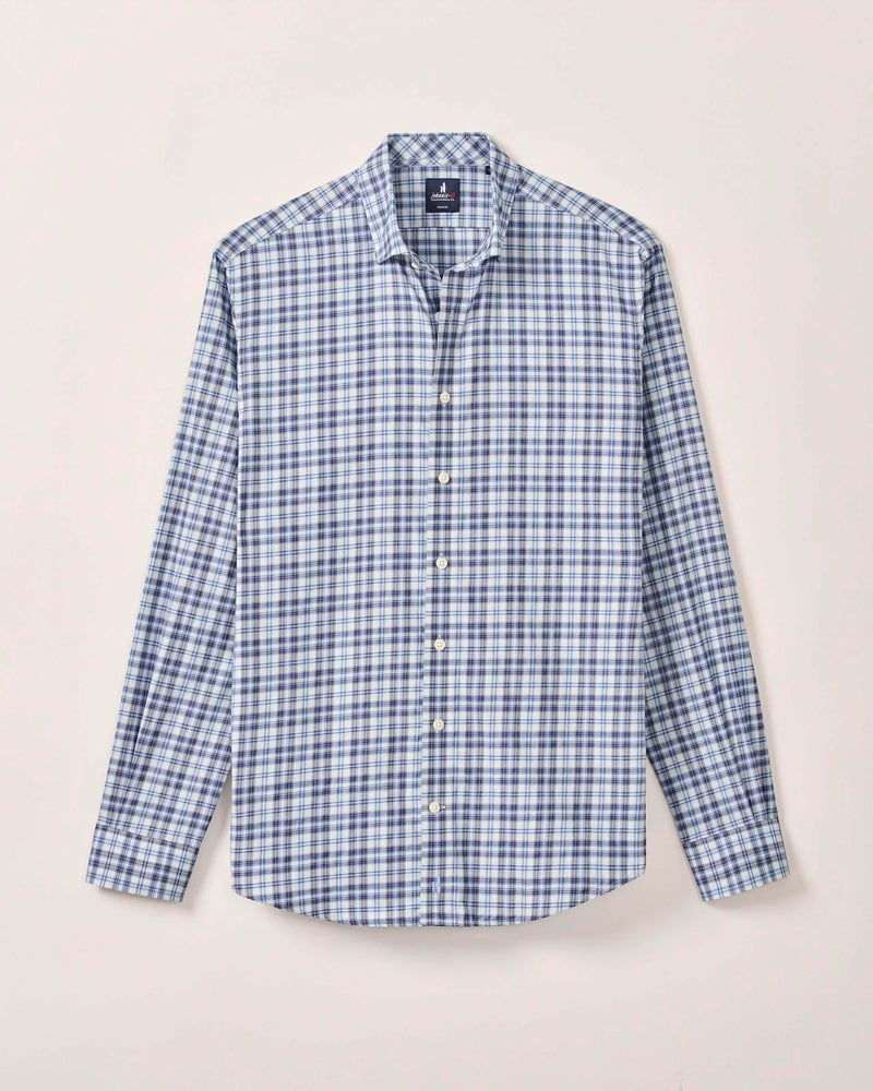 Johnnie O Donovan Long Sleeve Check Navy