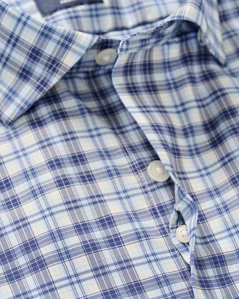 Johnnie O Donovan Long Sleeve Check Navy