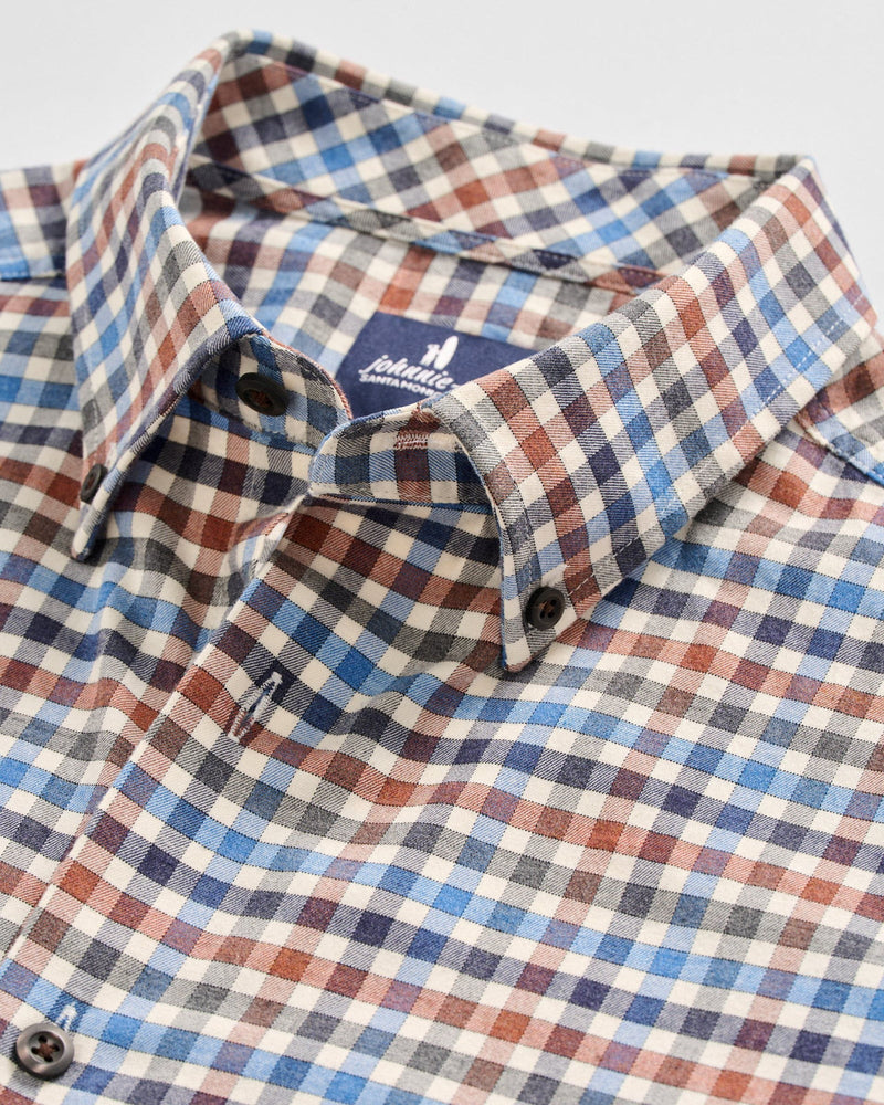 Johnnie O Krause Long Sleeve Check Shirt Harvest
