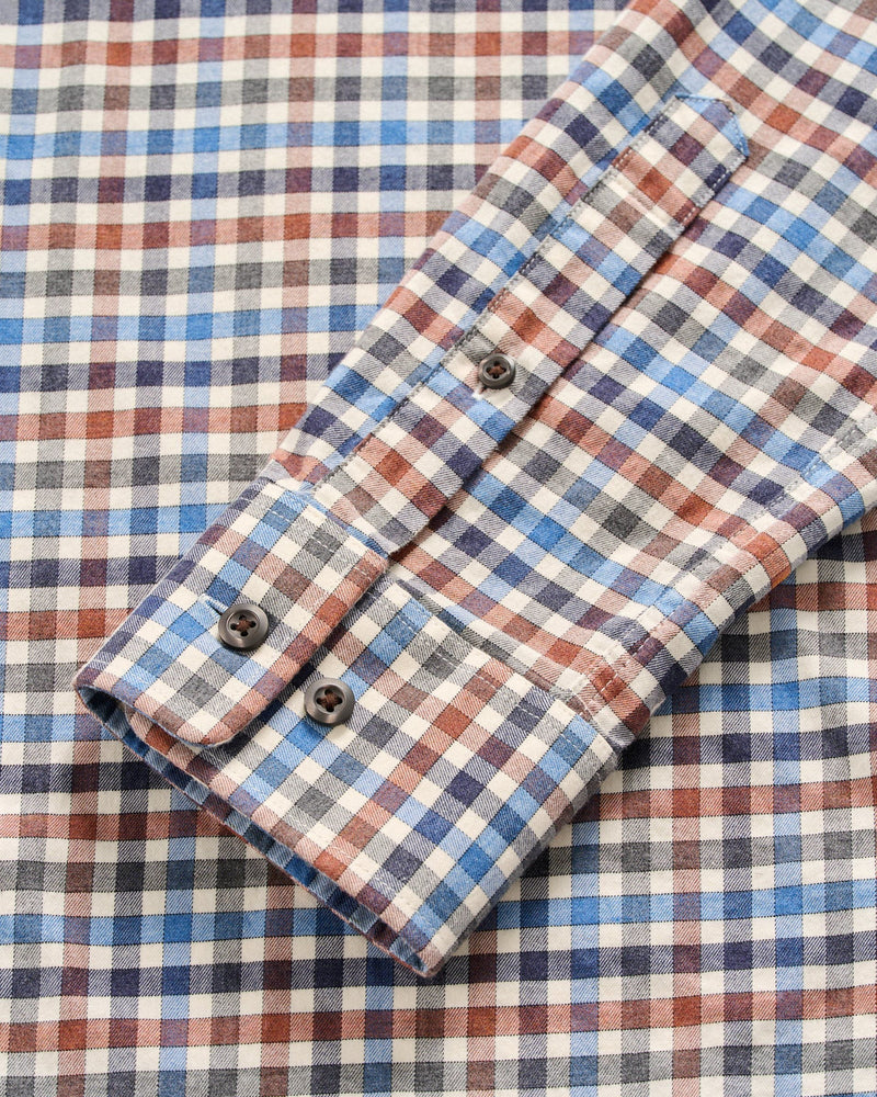 Johnnie O Krause Long Sleeve Check Shirt Harvest