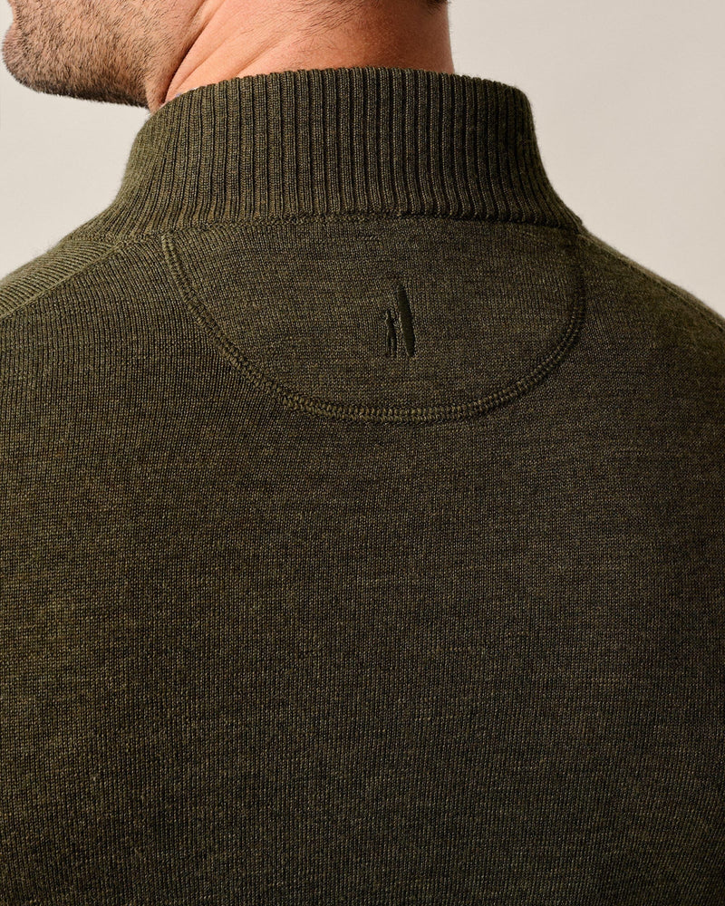 Johnnie O Raynor 1/4 Zip Sweater Forged