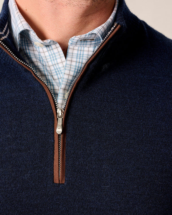 Johnnie O Raynor 1/4 Zip Sweater Navy