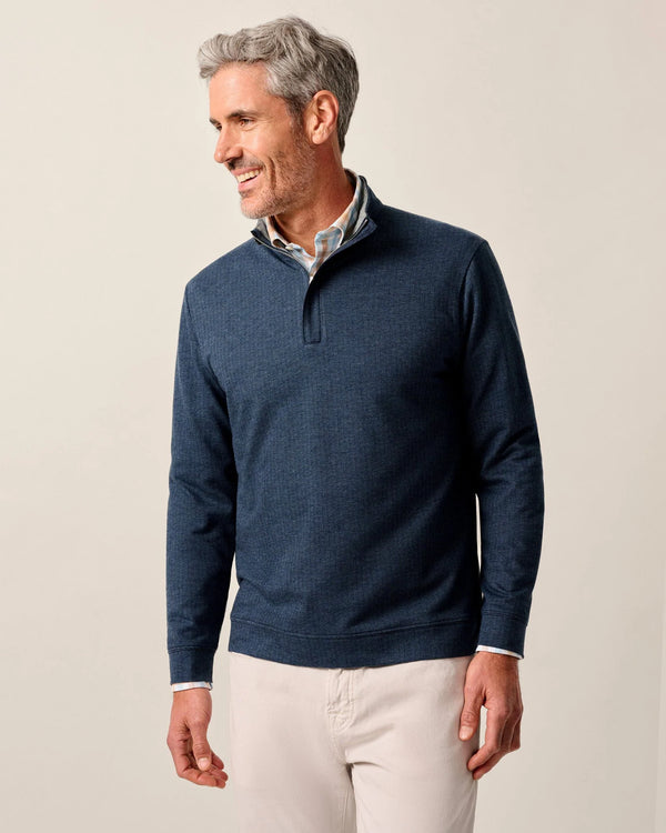 Johnnie O Rubin 1/4 Zip Sweater Navy
