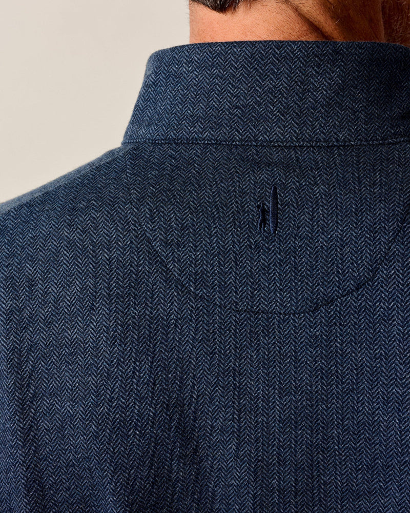 Johnnie O Rubin 1/4 Zip Sweater Navy