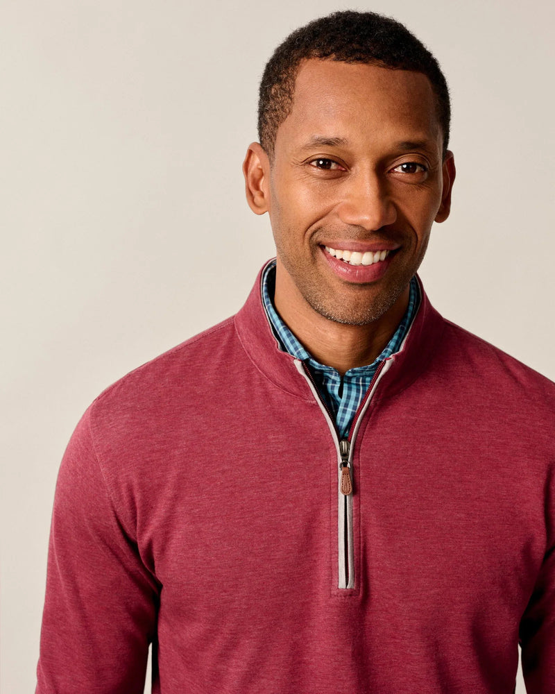 Johnnie O Sully 1/4 Zip Sweater Port