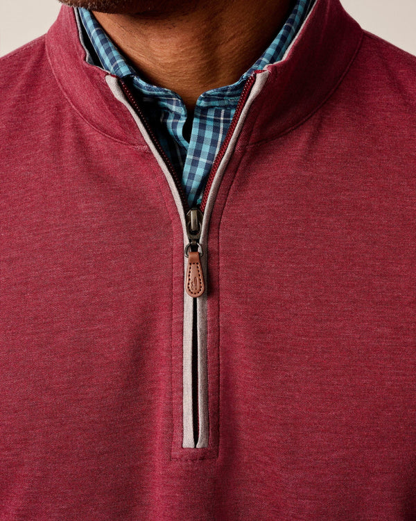 Johnnie O Sully 1/4 Zip Sweater Port