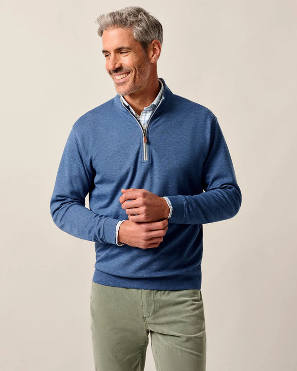 Johnnie O Sully 1/4 Zip Sweater Sapphire