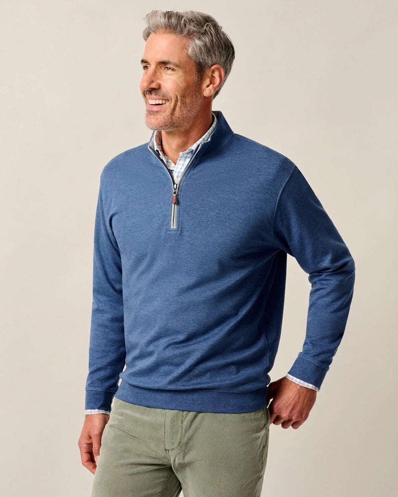 Johnnie O Sully 1/4 Zip Sweater Sapphire