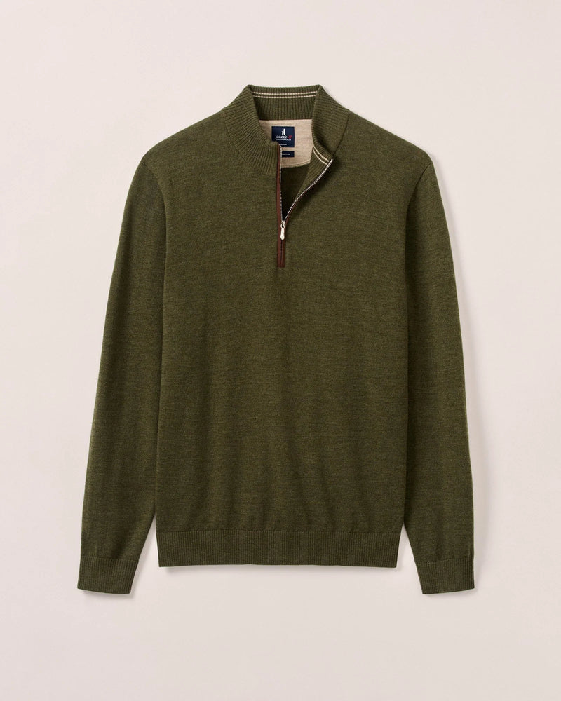Johnnie O Raynor 1/4 Zip Sweater Forged