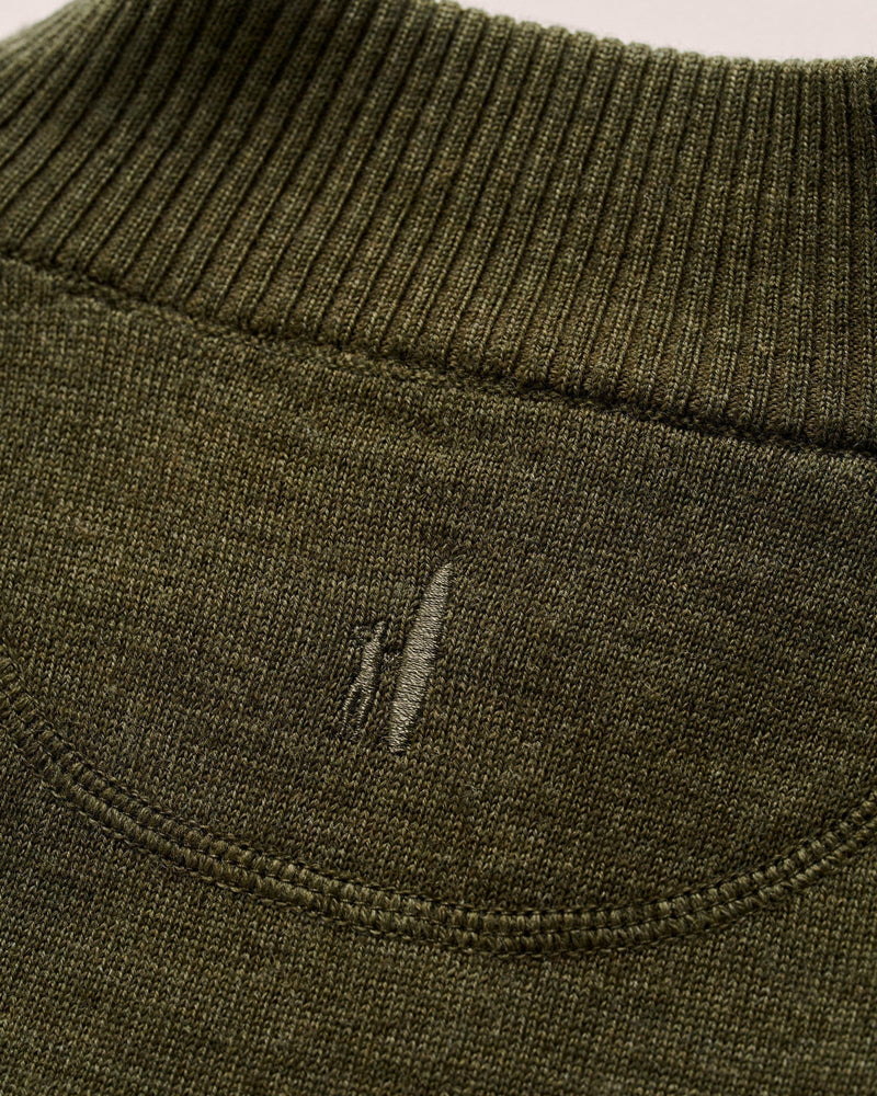 Johnnie O Raynor 1/4 Zip Sweater Forged
