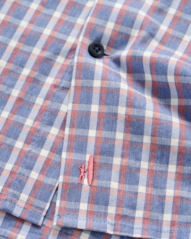 Johnnie O Robertson Long Sleeve Check Shirt Lake