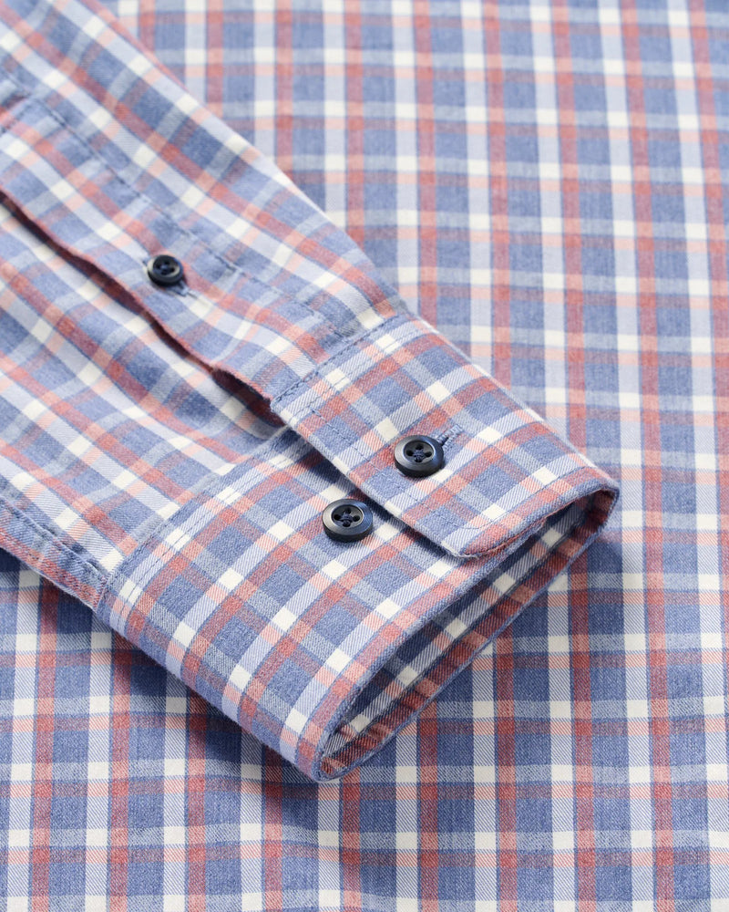 Johnnie O Robertson Long Sleeve Check Shirt Lake