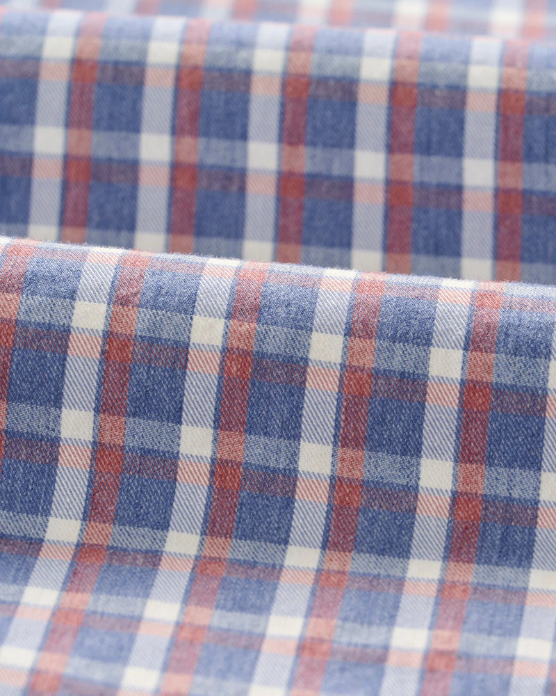 Johnnie O Robertson Long Sleeve Check Shirt Lake