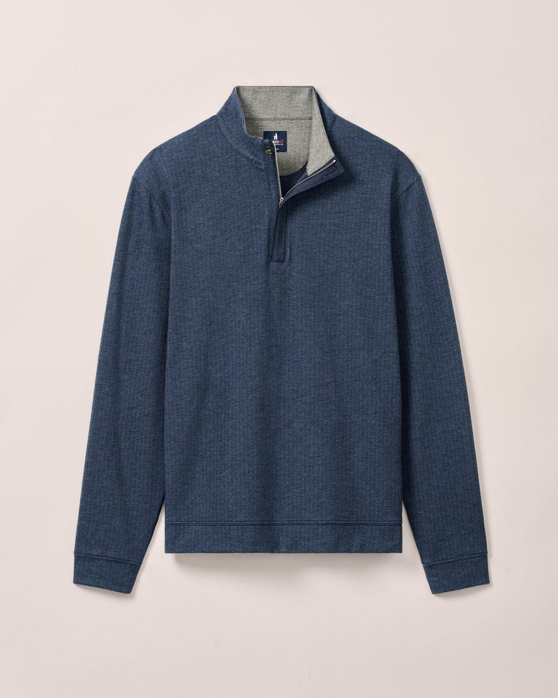 Johnnie O Rubin 1/4 Zip Sweater Navy