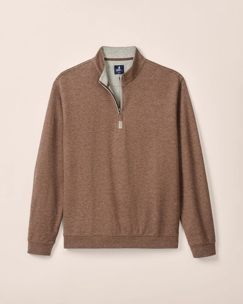 Johnnie O Sully 1/4 Zip Sweater Grizzly