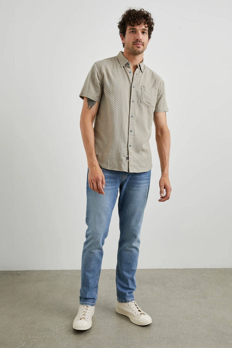 Rails Fairfax Polygon Micro Quinoa Shirt