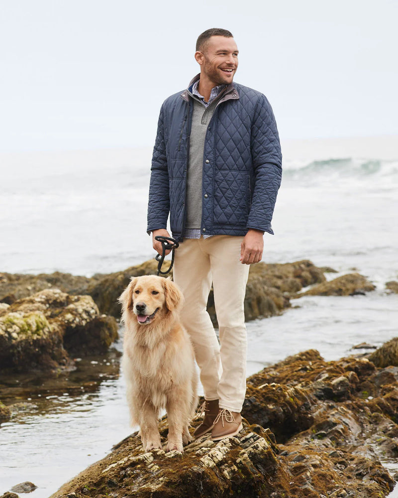 Johnnie O Juno Quilted Jacket Navy Newman s Menswear