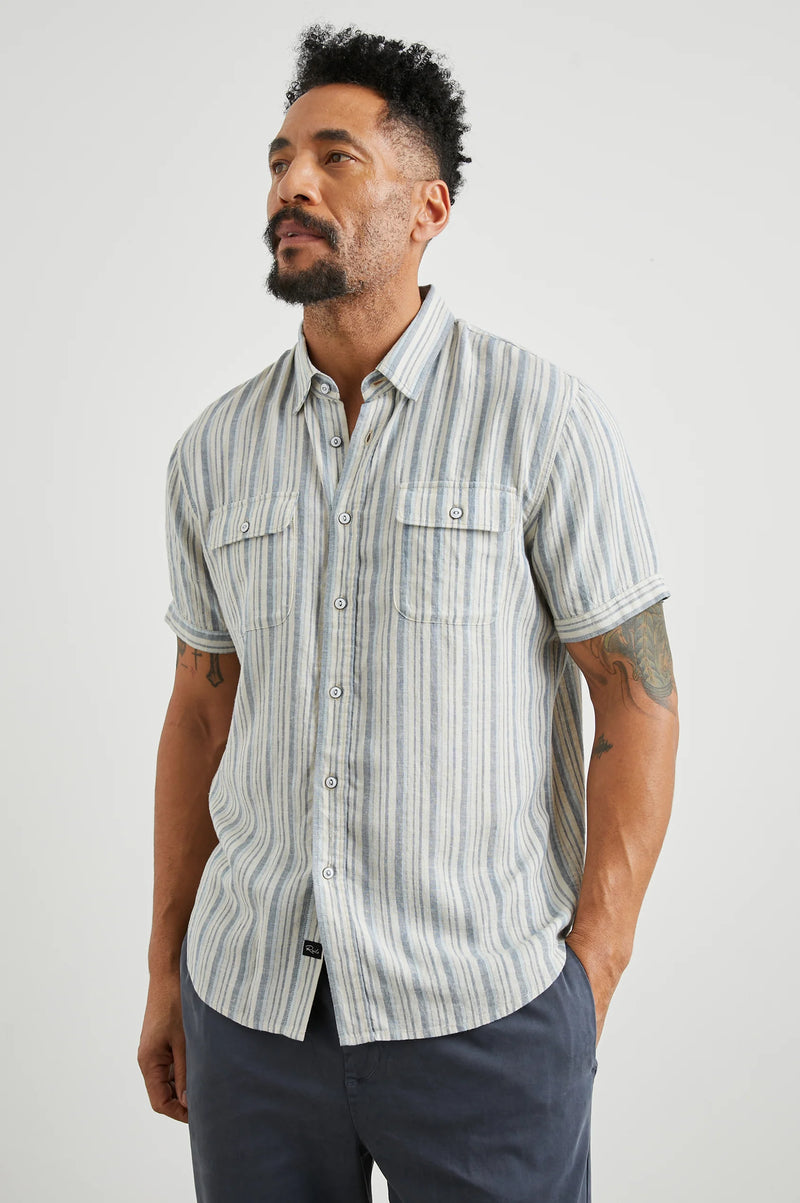 Rails Donnie Blue Cap Range Short Sleeve Shirt