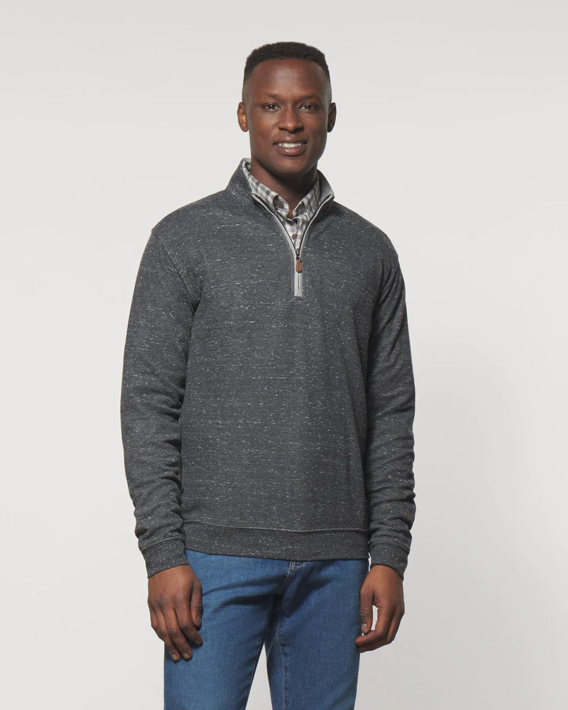 Johnnie O Sully 1/4 Zip Sweater Pewter