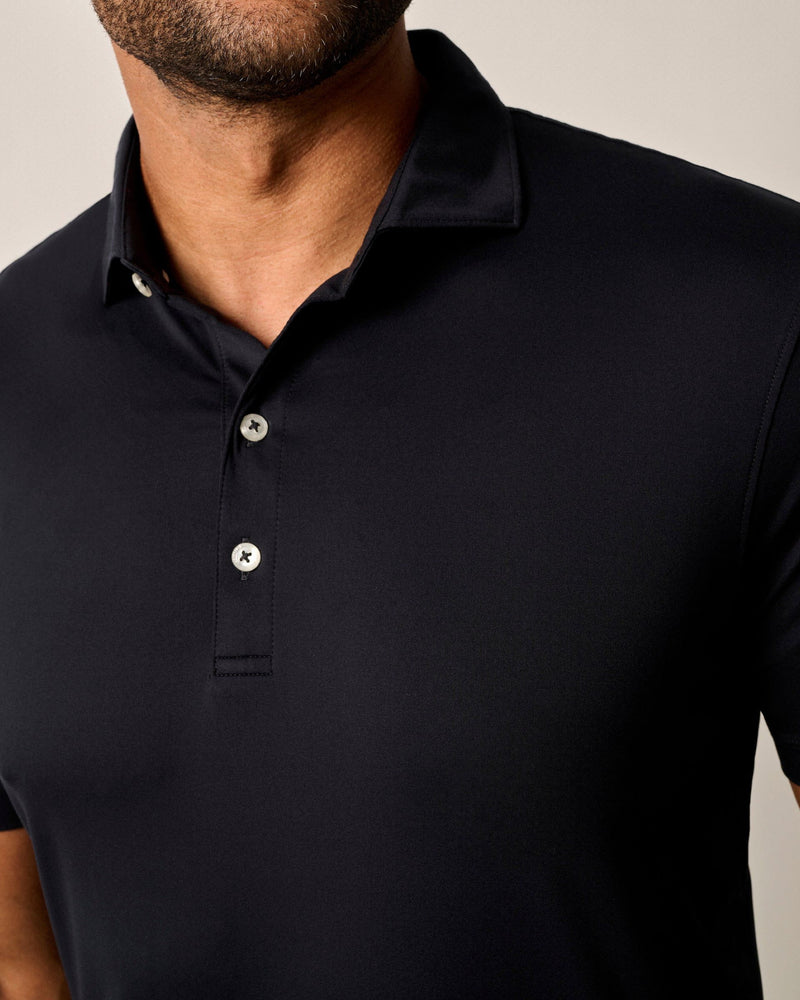 Johnnie O Huronn Featherlite Polo Black