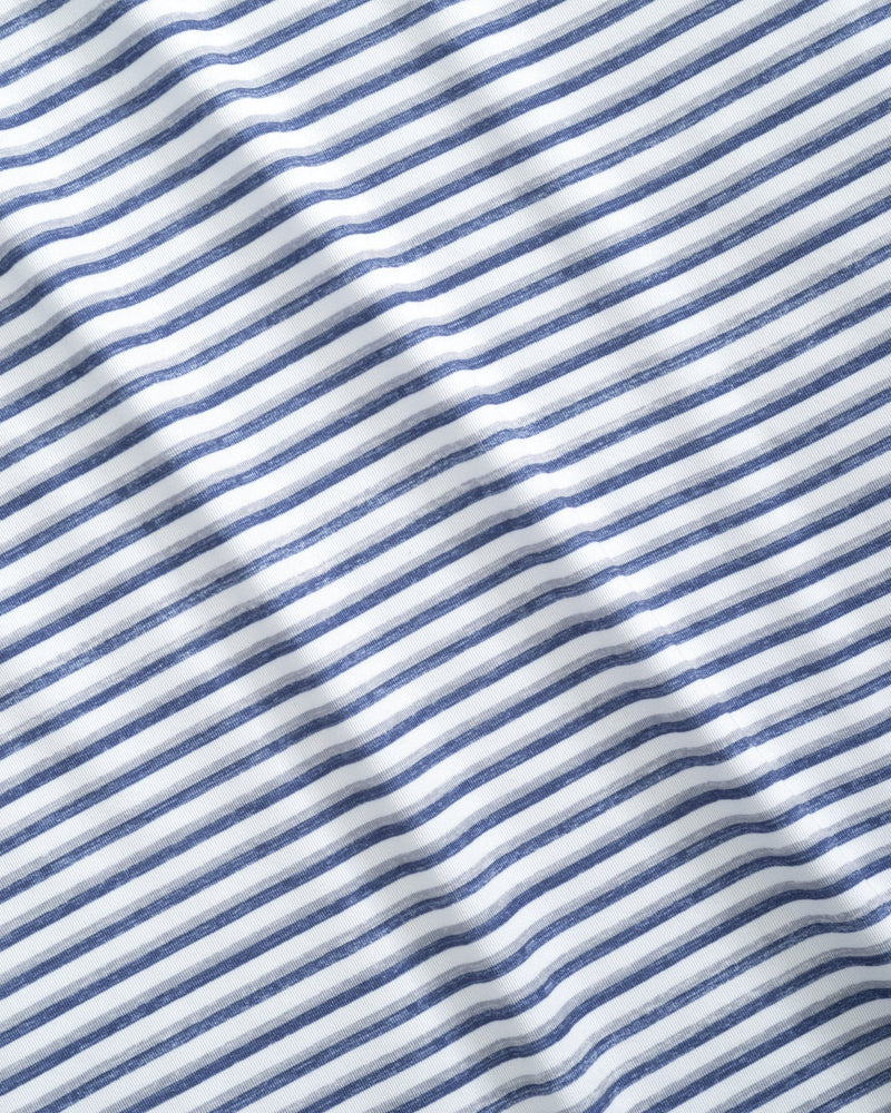 Johnnie O Warwick Stripe Polo Seal