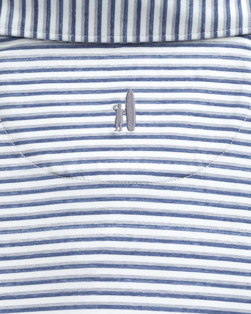 Johnnie O Warwick Stripe Polo Seal