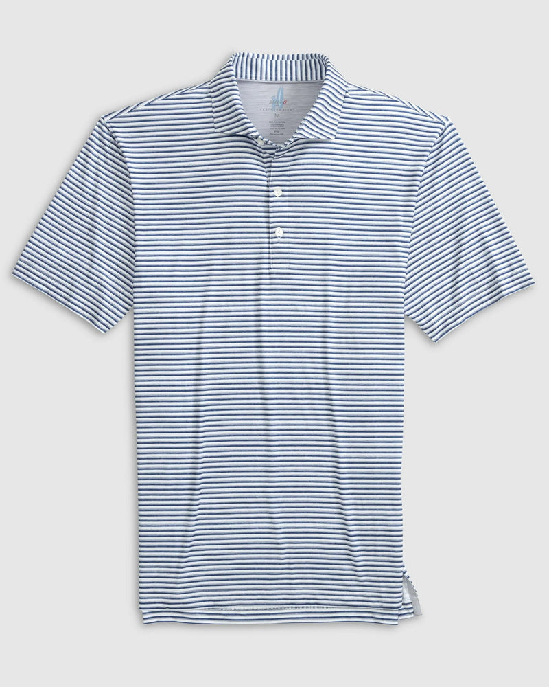 Johnnie O Warwick Stripe Polo Seal