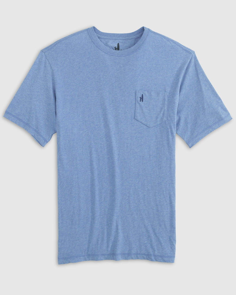 Johnnie O Heathered Dale Malibu Blue  T-Shirt