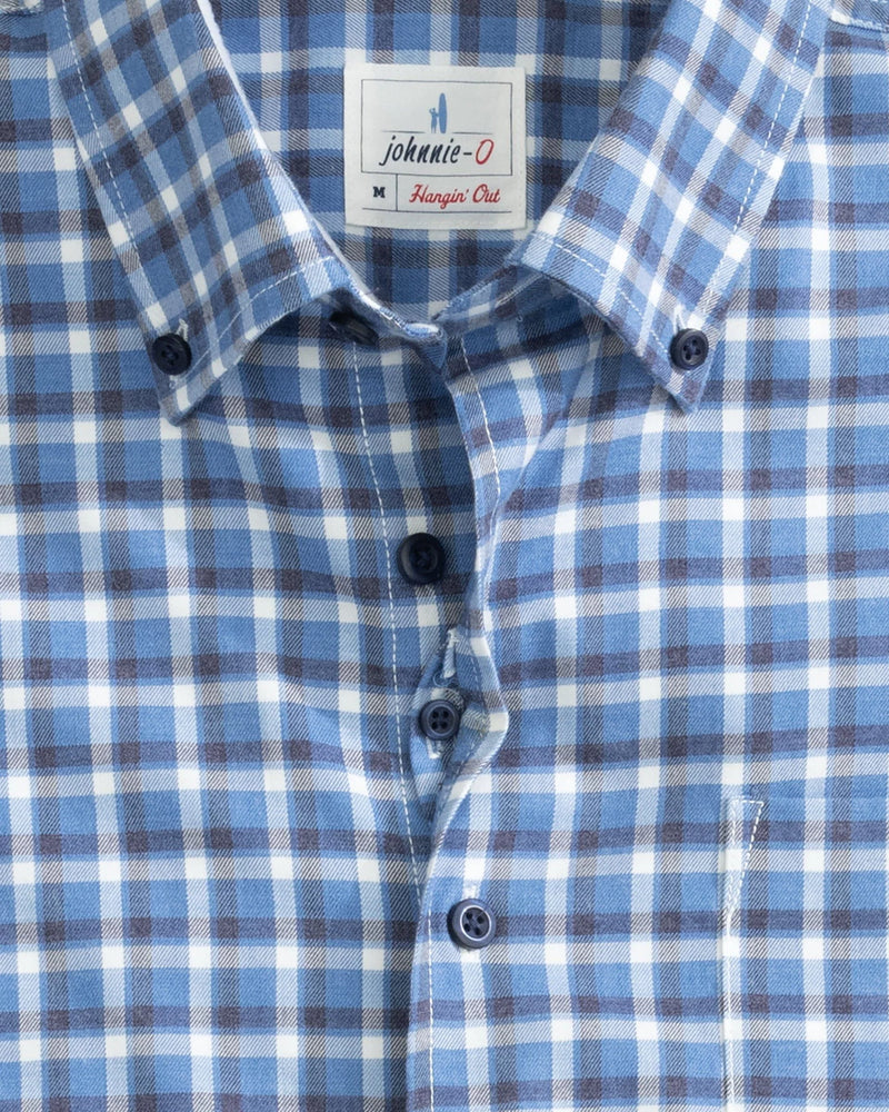 Johnnie O Tally Hangin Out Victory Check Shirt