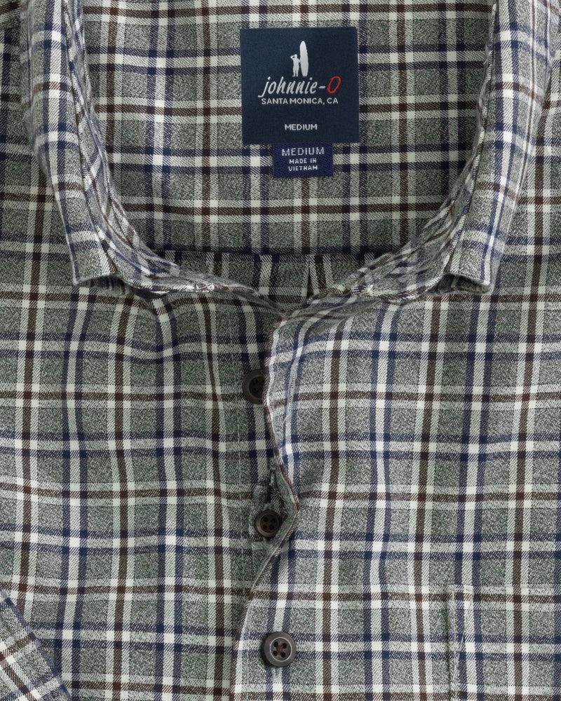 Johnnie O Celo Tucked Button Up Shirt Balsam