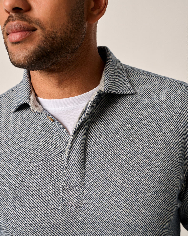 Johnnie O Middleton Cotton Stretch Flannel Pullover