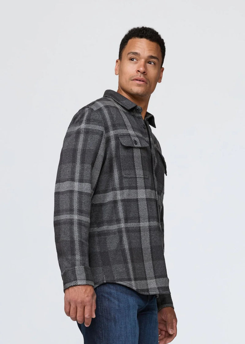 DU/ER Performance Flannel Button Down Charcoal