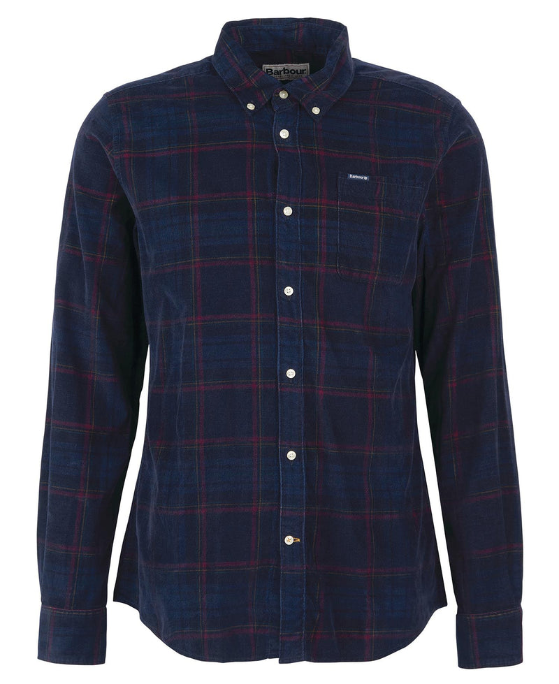 Barbour Southfield Cord Tailored Shirt Navy