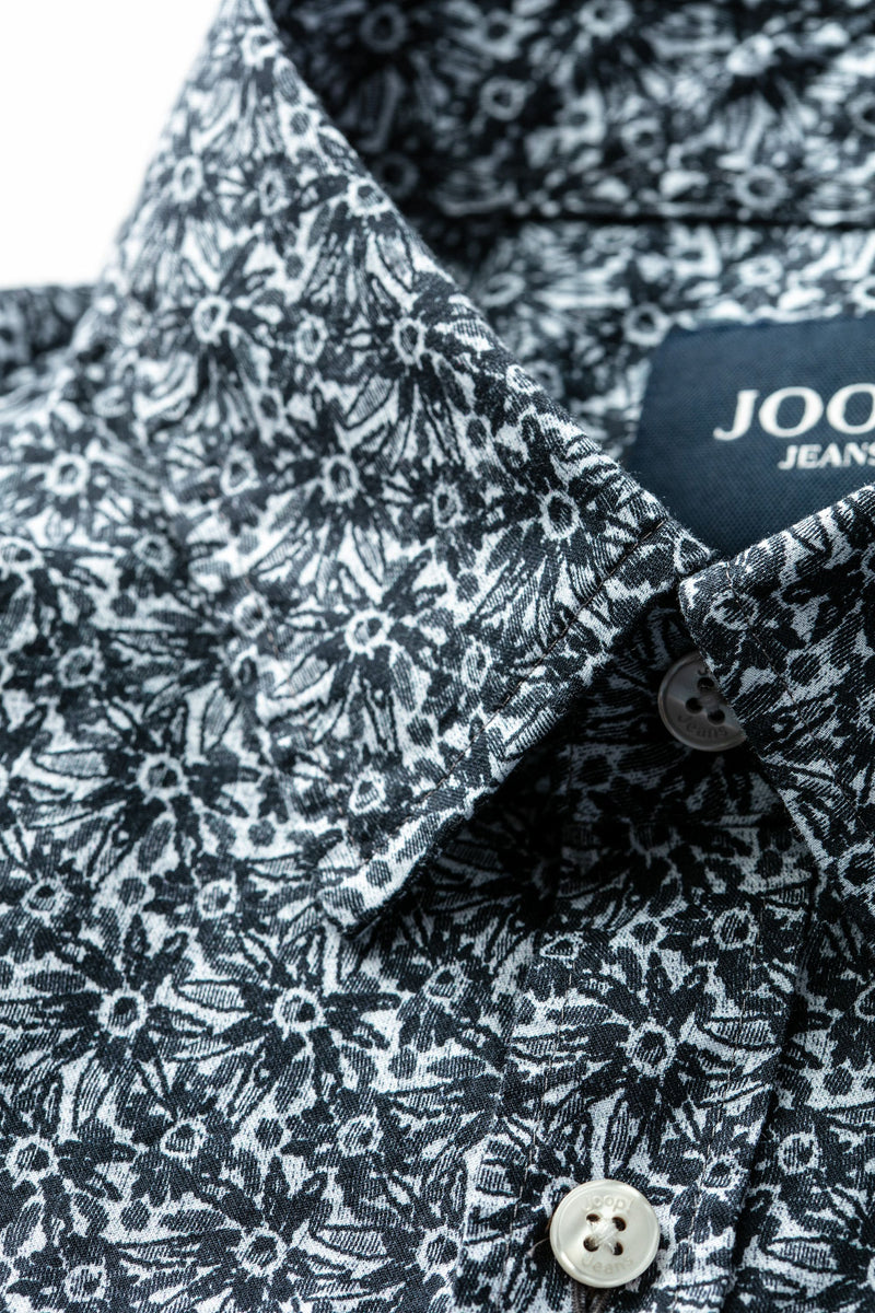 Joop Hanson Black Floral Long Sleeve Shirt