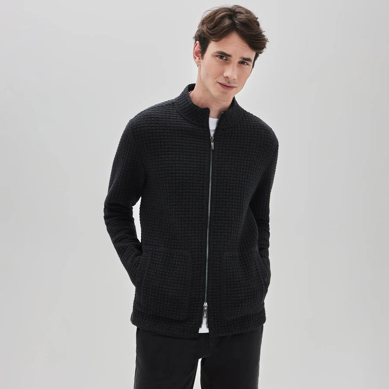 Robert Barakett Hengrave Full Zip Cardigan Black