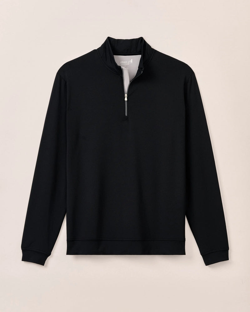 Johnnie O Motion 1/4 Zip Sweater Black