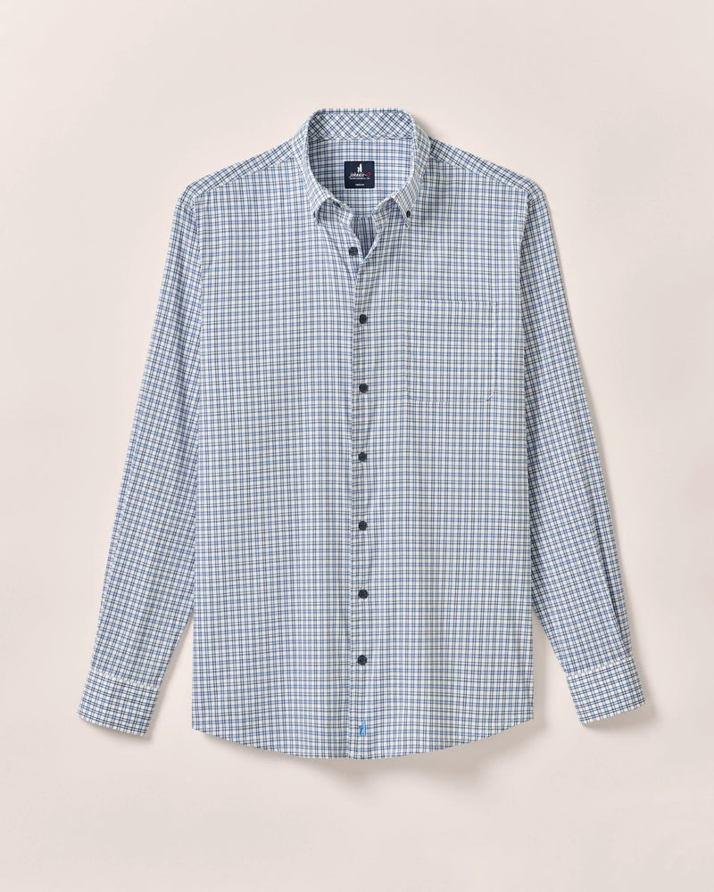 Johnnie O Morganstern Check Long Sleeve Shirt Maliblu